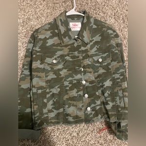 Camo jean jacket